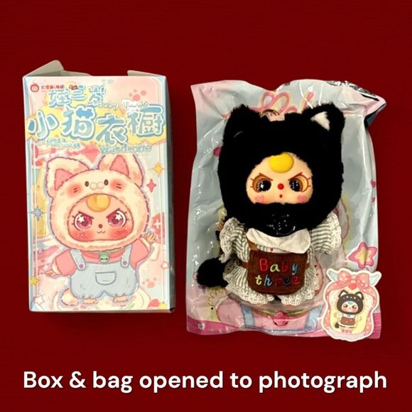 Baby Three Kitten Wardrobe Plush Pendant - Picture 6 of 16